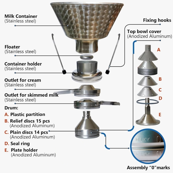 Séparateur de lait  FJ350EAR 230V     (2)